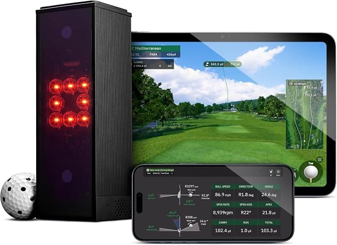 Square Golf Unisex Indoor Launch Monitor, Black
